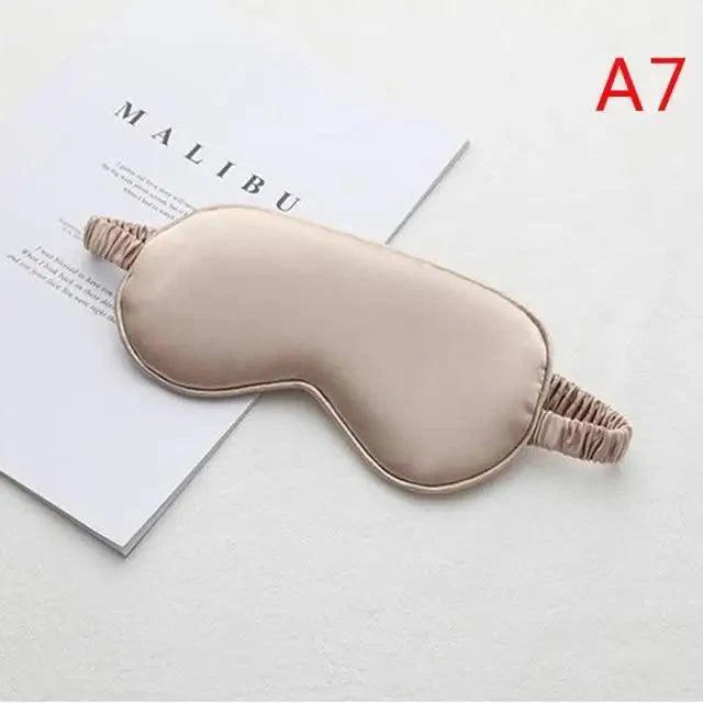 Portable Sleeping Eye Mask Cover Eye Patch Smooth Blindfold Rest Relax Eye Cover Soft And Comfortable Night Blindfold For Women Stevvex