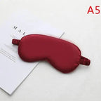 Portable Sleeping Eye Mask Cover Eye Patch Smooth Blindfold Rest Relax Eye Cover Soft And Comfortable Night Blindfold For Women Stevvex