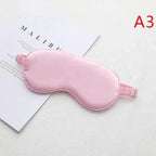 Portable Sleeping Eye Mask Cover Eye Patch Smooth Blindfold Rest Relax Eye Cover Soft And Comfortable Night Blindfold For Women Stevvex