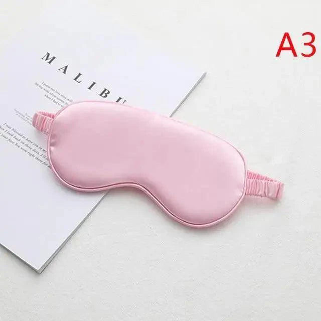Portable Sleeping Eye Mask Cover Eye Patch Smooth Blindfold Rest Relax Eye Cover Soft And Comfortable Night Blindfold For Women Stevvex