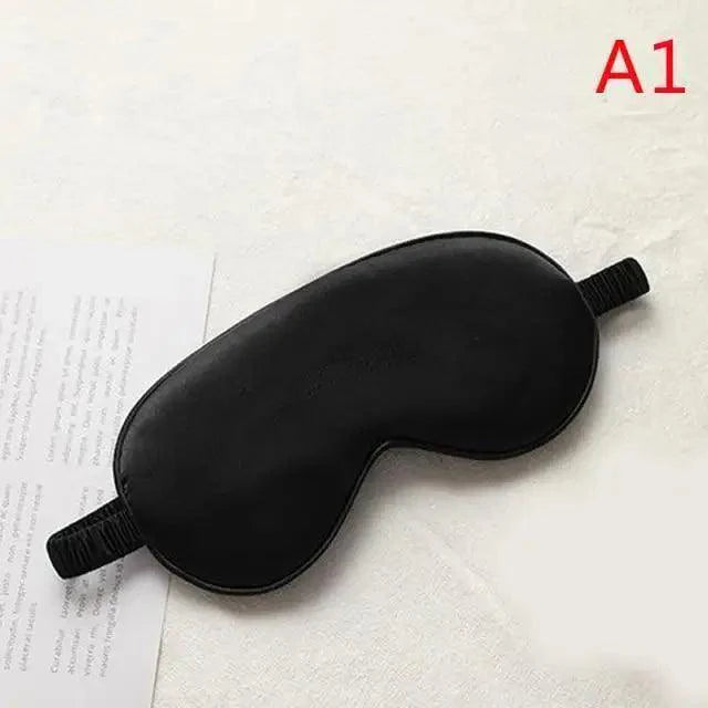 Portable Sleeping Eye Mask Cover Eye Patch Smooth Blindfold Rest Relax Eye Cover Soft And Comfortable Night Blindfold For Women Stevvex