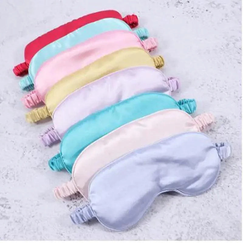 Portable Sleeping Eye Mask Cover Eye Patch Smooth Blindfold Rest Relax Eye Cover Soft And Comfortable Night Blindfold For Women Stevvex