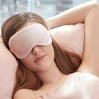 Portable Sleeping Eye Mask Cover Eye Patch Smooth Blindfold Rest Relax Eye Cover Soft And Comfortable Night Blindfold For Women Stevvex
