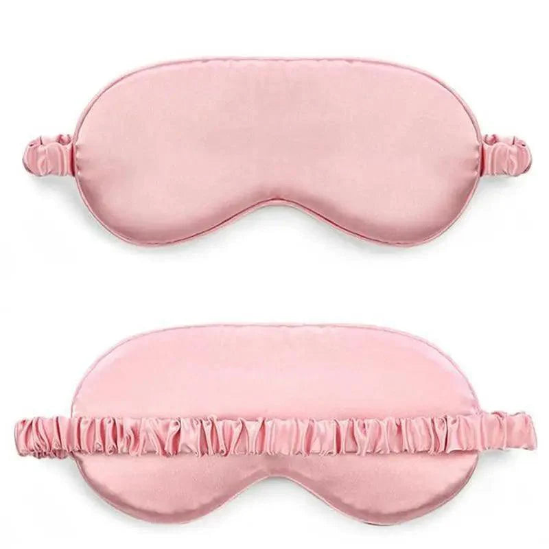 Portable Sleeping Eye Mask Cover Eye Patch Smooth Blindfold Rest Relax Eye Cover Soft And Comfortable Night Blindfold For Women Stevvex