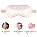 Portable Sleeping Eye Mask Cover Eye Patch Smooth Blindfold Rest Relax Eye Cover Soft And Comfortable Night Blindfold For Women Stevvex