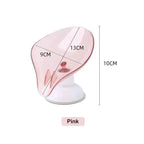Portable Soap Dish Leaf Shape Soap Holder Leaf Shaped Soap Box Soap Dish For Bathroom Suction Cup Bathroom Storage For Soap Soap Dishes Sponge Container with Suction Cup Leaf Shape Self Draining for Bathroom Kitchen Sink Stevvex