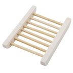 Portable Soap Dishes Natural Wood Soap Tray Holder Dish Storage Bath Shower Plate Home Bathroom Wash Soap Holder Home Bamboo Wood Soap Holder Bathroom Wooden Soap Case Hand Craft Bathtub Shower Dish Accessories Stevvex