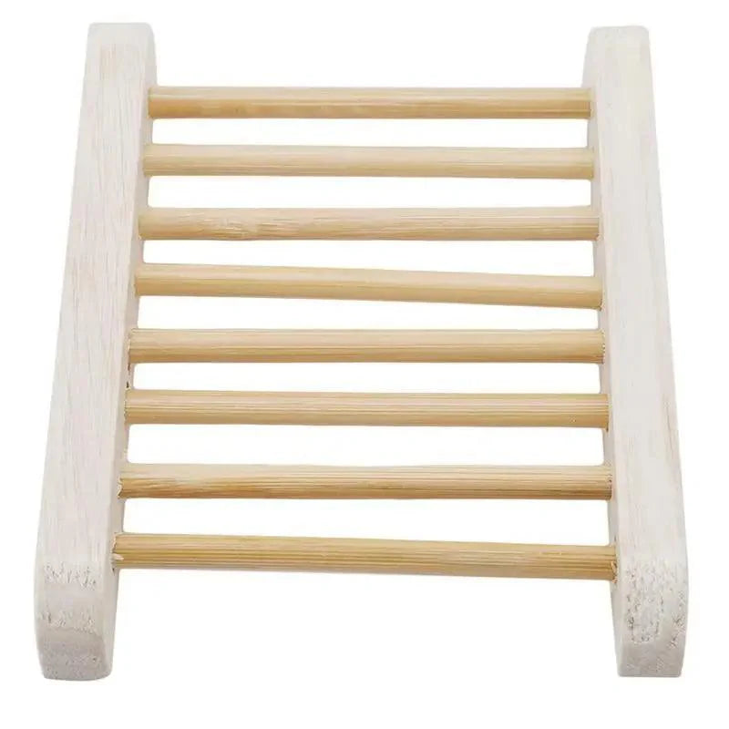 Portable Soap Dishes Natural Wood Soap Tray Holder Dish Storage Bath Shower Plate Home Bathroom Wash Soap Holder Home Bamboo Wood Soap Holder Bathroom Wooden Soap Case Hand Craft Bathtub Shower Dish Accessories Stevvex