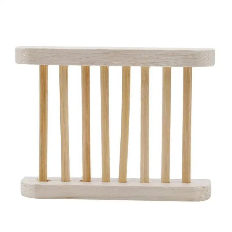 Portable Soap Dishes Natural Wood Soap Tray Holder Dish Storage Bath Shower Plate Home Bathroom Wash Soap Holder Home Bamboo Wood Soap Holder Bathroom Wooden Soap Case Hand Craft Bathtub Shower Dish Accessories Stevvex