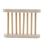 Portable Soap Dishes Natural Wood Soap Tray Holder Dish Storage Bath Shower Plate Home Bathroom Wash Soap Holder Home Bamboo Wood Soap Holder Bathroom Wooden Soap Case Hand Craft Bathtub Shower Dish Accessories Stevvex
