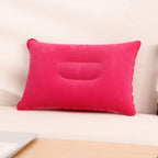 Portable Ultralight Inflatable Pillow PVC Nylon Air Pillow Sleep Cushion Travel Bedroom Hiking Beach Car Plane Head Rest Support Convenient Ultralight Inflatable Air Pillow Sleep Cushion Travel Bedroom Hiking Beach Car Plane Stevvex
