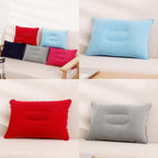 Portable Ultralight Inflatable Pillow PVC Nylon Air Pillow Sleep Cushion Travel Bedroom Hiking Beach Car Plane Head Rest Support Convenient Ultralight Inflatable Air Pillow Sleep Cushion Travel Bedroom Hiking Beach Car Plane Stevvex