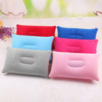 Portable Ultralight Inflatable Pillow PVC Nylon Air Pillow Sleep Cushion Travel Bedroom Hiking Beach Car Plane Head Rest Support Convenient Ultralight Inflatable Air Pillow Sleep Cushion Travel Bedroom Hiking Beach Car Plane Stevvex
