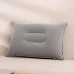 Portable Ultralight Inflatable Pillow PVC Nylon Air Pillow Sleep Cushion Travel Bedroom Hiking Beach Car Plane Head Rest Support Convenient Ultralight Inflatable Air Pillow Sleep Cushion Travel Bedroom Hiking Beach Car Plane Stevvex