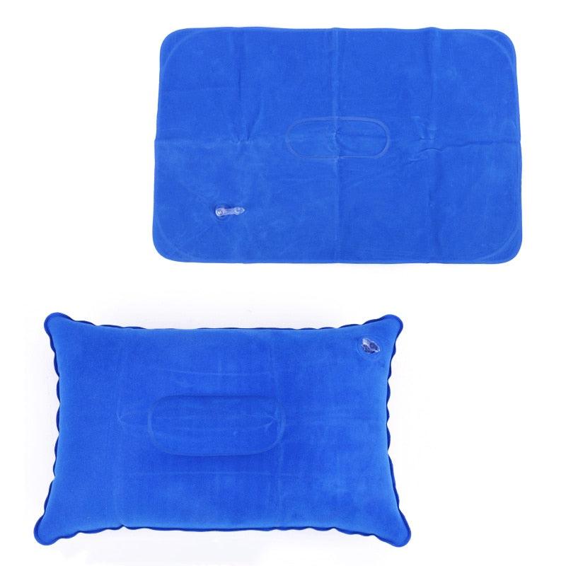 Portable Ultralight Inflatable PVC Nylon Air Pillows Camping Sleep Cushion Travel Hiking Beach Car Plane Head Rest Camp Gears Convenient Ultralight Inflatable Air Pillow Sleep Cushion Travel Bedroom Hiking Beach Car Plane Ultralight Inflatable Pillow Stevvex