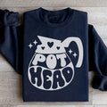 Pot Head Coffee Sweatshirt Peachy Sunday