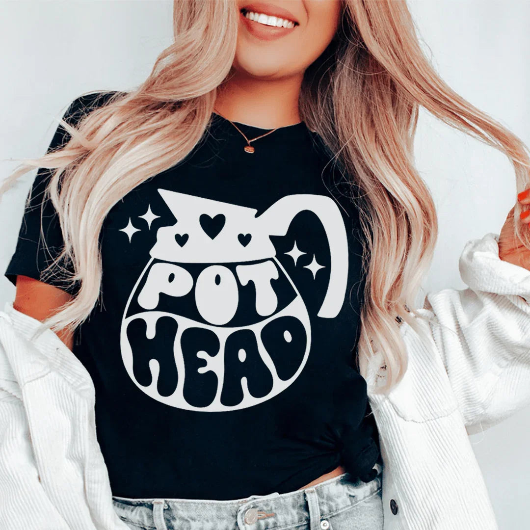 Pot Head Coffee Tee - SJB-DIAMOND ELITES