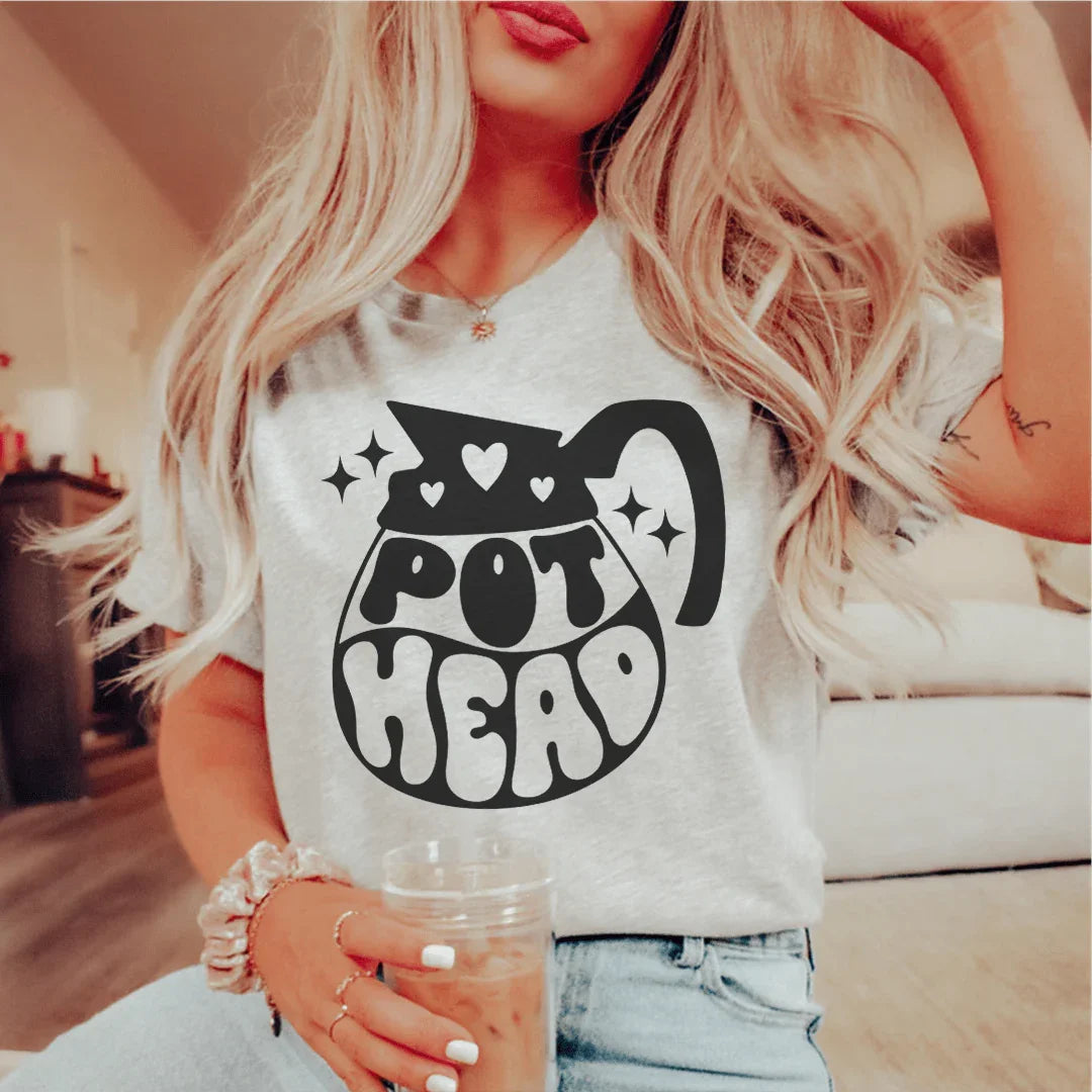 Pot Head Coffee Tee - SJB-DIAMOND ELITES