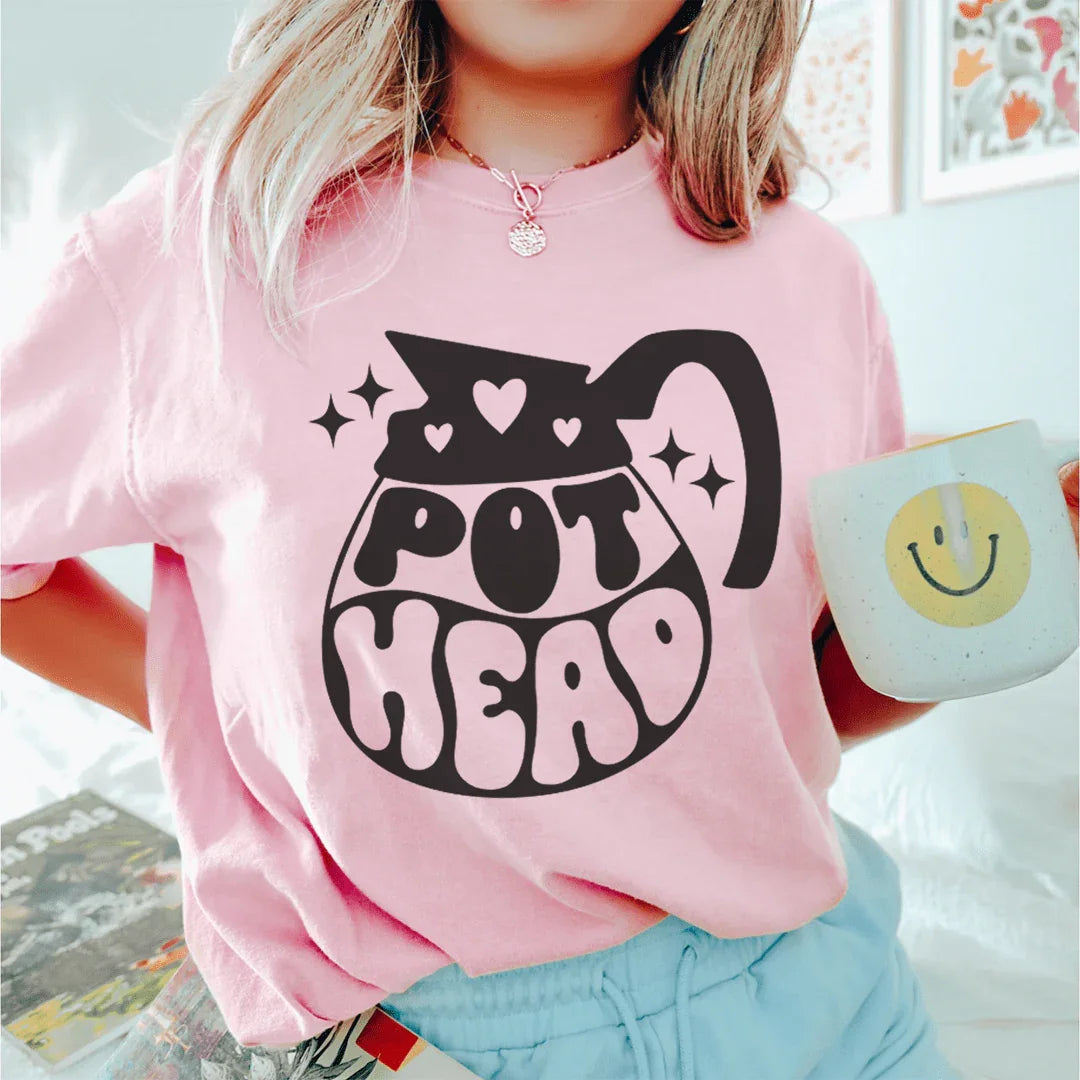 Pot Head Coffee Tee - SJB-DIAMOND ELITES