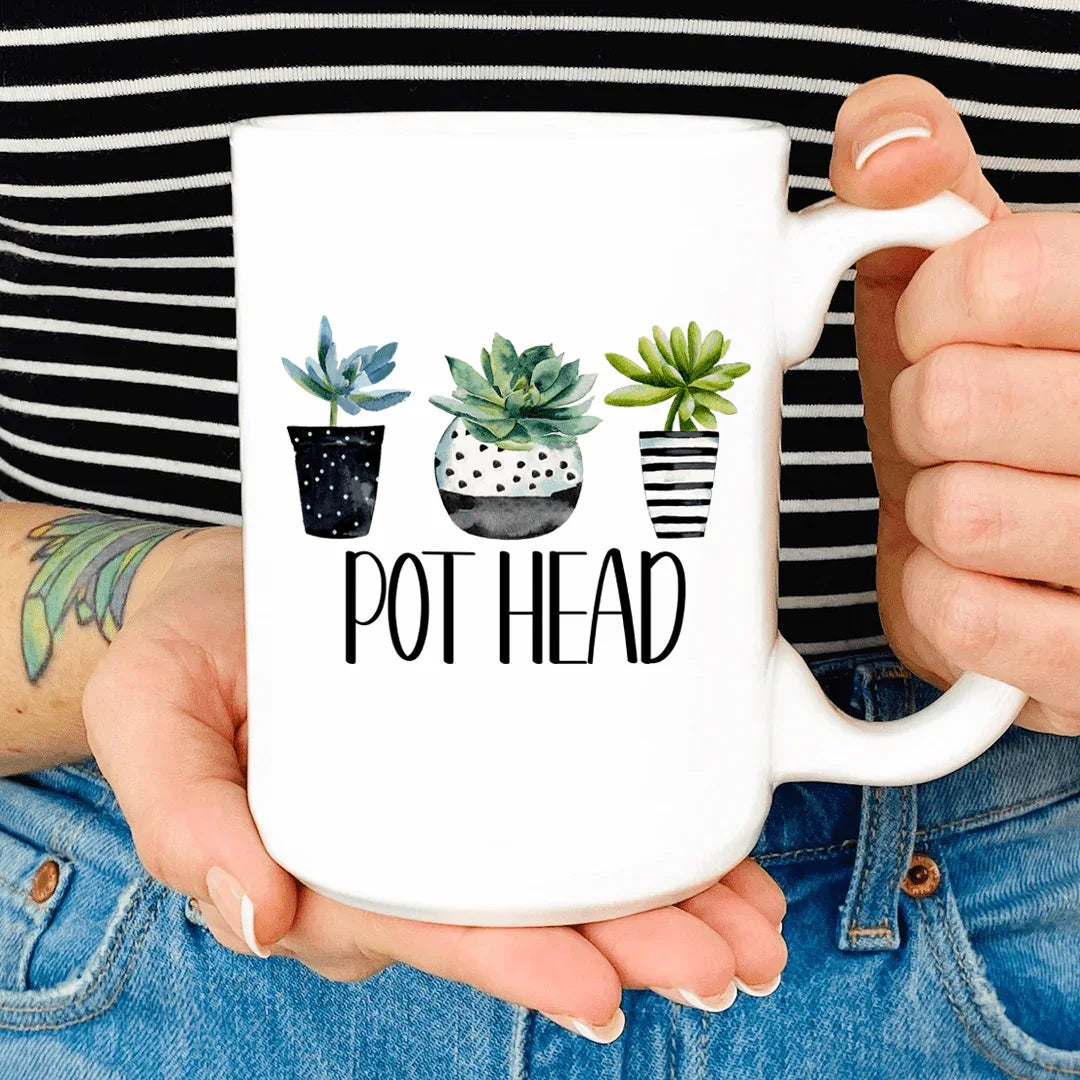 Pot Head Mug Peachy Sunday