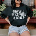 Powered By Caffeine & Books Sweatshirt Peachy Sunday