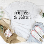 Powered By Coffee Tee Peachy Sunday