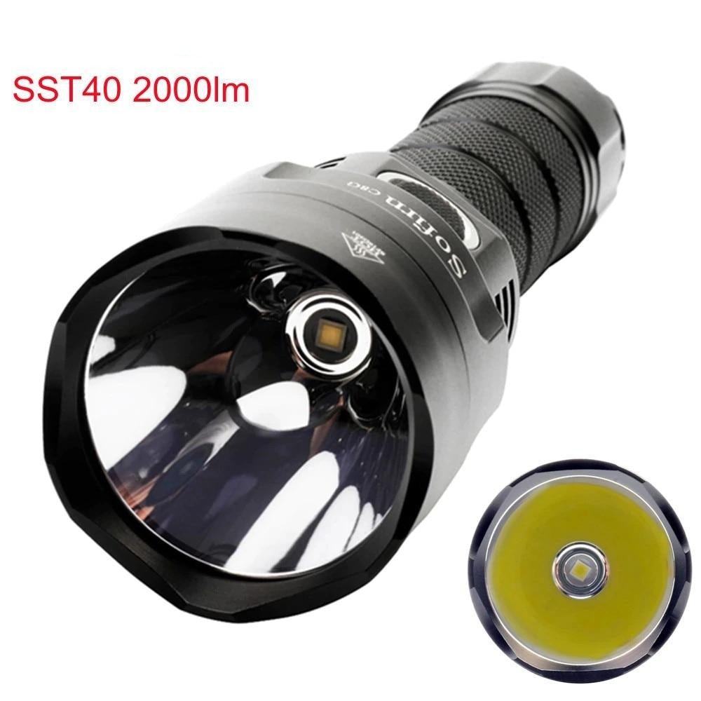 Powerful Flashlight Rechargeable Waterproof Searchlight Powerful Long Beam Distance LED Super Bright Flashlight Cree Torch with  Ramping Indicator USB Charger Super Bright Torch Best For Hiking Hunting Camping Outdoor Sport Stevvex