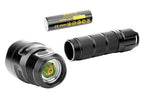Powerful Flashlight Rechargeable Waterproof Searchlight Powerful Long Beam Distance LED Super Bright Flashlight Cree Torch with  Ramping Indicator USB Charger Super Bright Torch Best For Hiking Hunting Camping Outdoor Sport Stevvex