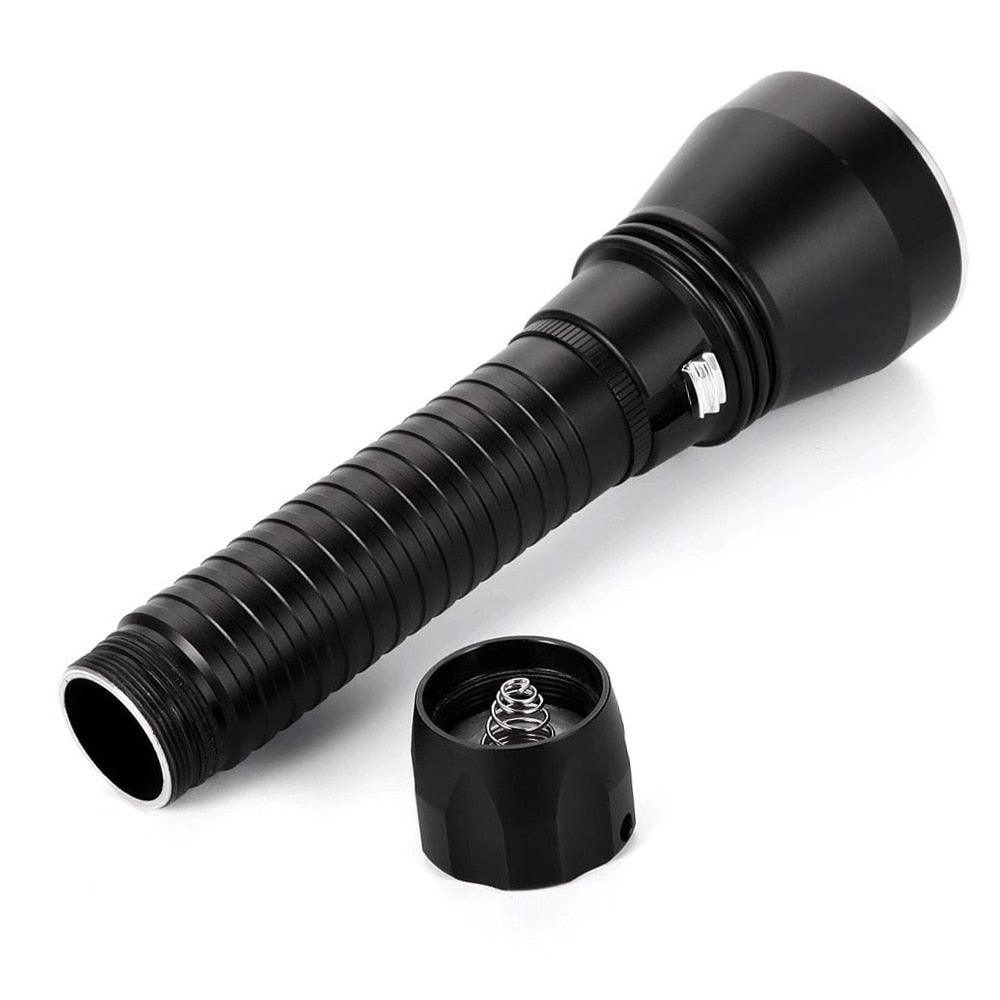 Powerful LED Rechargeable Dive Flashlight Cree Diving Flashlight Underwater Waterproof  High Lumen LED Scuba Diving  Torch Flashlight For Scuba Diving Underwater Torch Stevvex