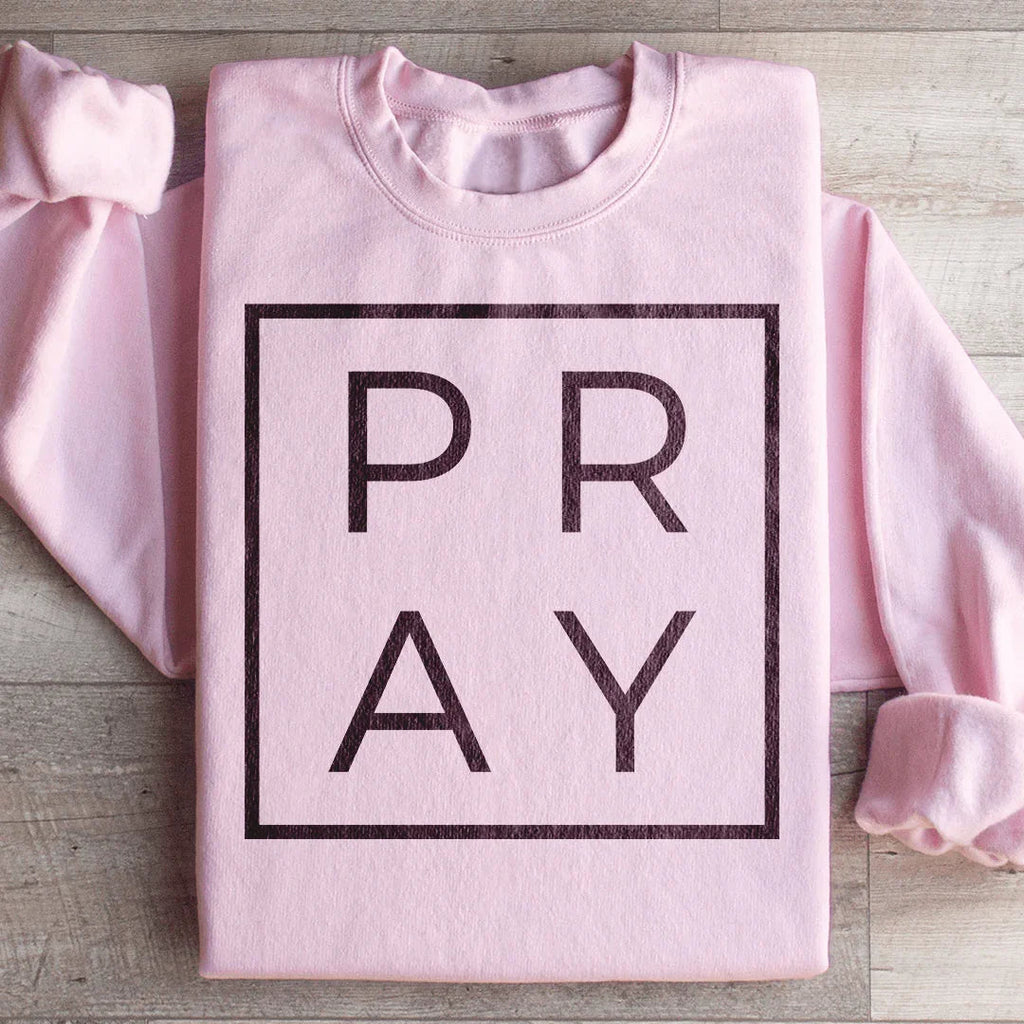 Pray Sweatshirt Peachy Sunday