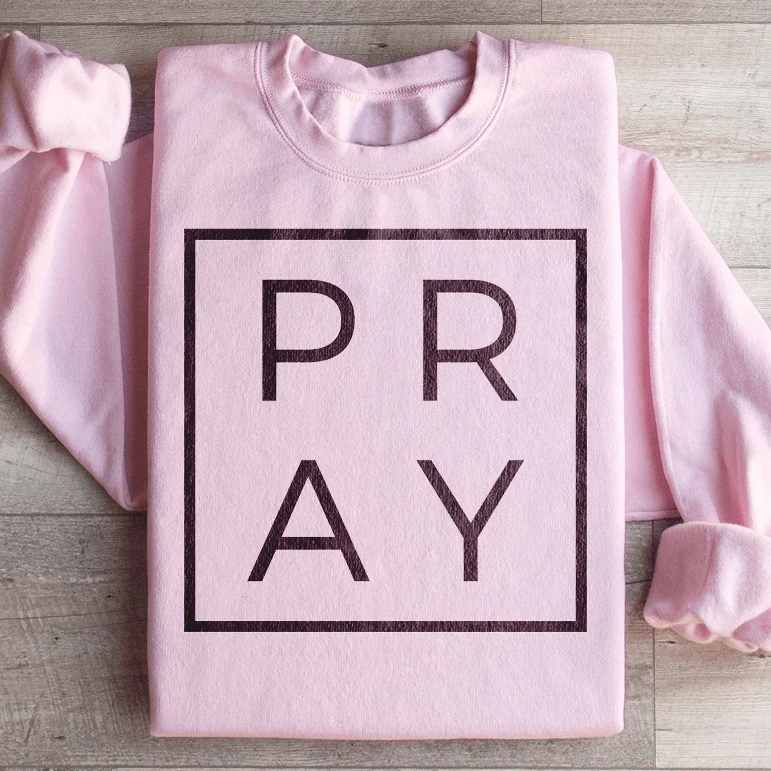 Pray Sweatshirt Peachy Sunday