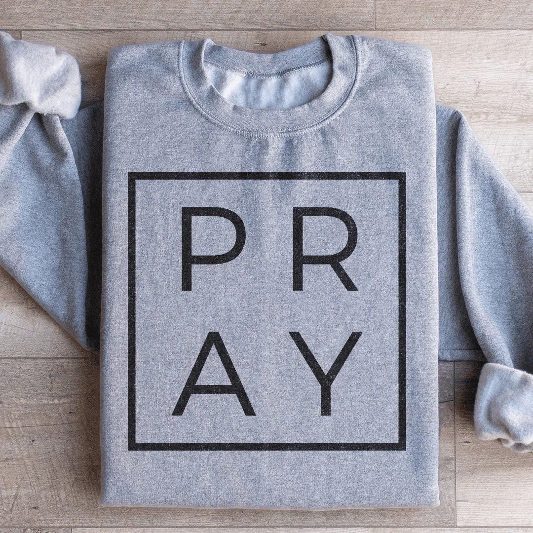 Pray Sweatshirt Peachy Sunday