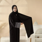 Prayer Abaya With Integrated Headscarf | Prayer Dress for Muslim Women (MJ018)
