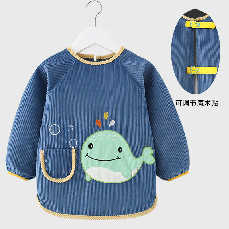 Waterproof Bib for Boys - Stylish Reversible Design Pi-Mart