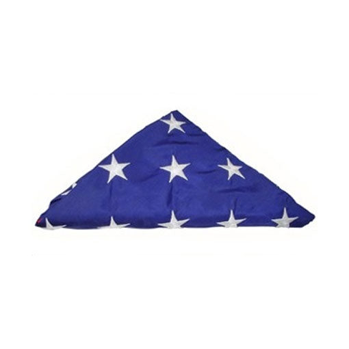 Pre-Folded American Flags for Flag Display Cases - 5' x 9.5' Flag The Military Gift Store