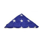 Pre-Folded American Flags for Flag Display Cases - 5' x 9.5' Flag The Military Gift Store