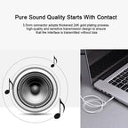 Premium 3.5mm 1m/2m/3-m  AUX Headphone Cable Jack For Car  Speaker Mobile Phone Headphones