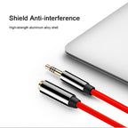 Premium 3.5mm 1m/2m/3-m  AUX Headphone Cable Jack For Car  Speaker Mobile Phone Headphones