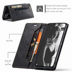 Premium Leather PU Flip Case Magnetic Flip Case Card Slot Silicone Bumper Protective Case For Xiaomi Redmi Note 10 Case Flip Matte Leather Cover For Redmi Note 10 s Por Max 10s Case Luxury Wallet Strong Magnetic Cover Stevvex