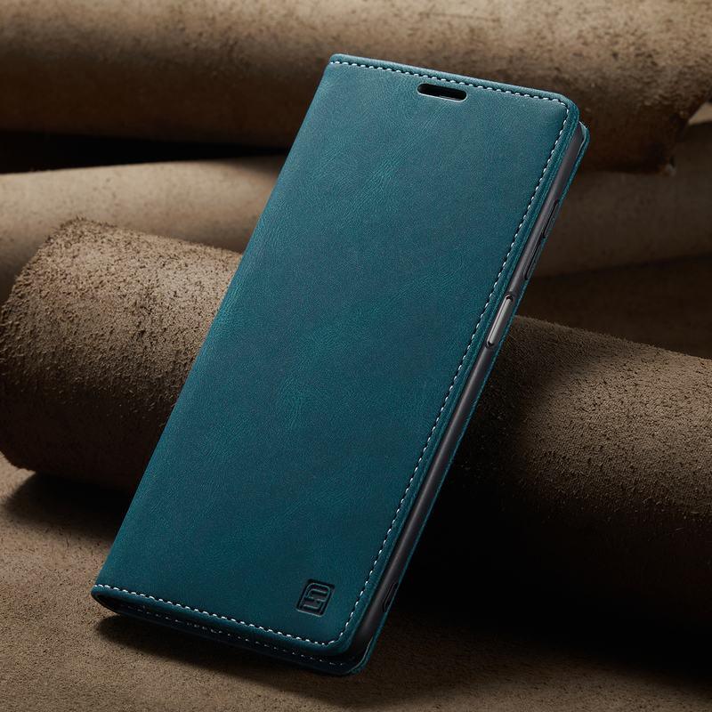 Premium Leather PU Flip Case Magnetic Flip Case Card Slot Silicone Bumper Protective Case For Xiaomi Redmi Note 10 Case Flip Matte Leather Cover For Redmi Note 10 s Por Max 10s Case Luxury Wallet Strong Magnetic Cover Stevvex