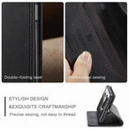 Premium Leather PU Flip Case Magnetic Flip Case Card Slot Silicone Bumper Protective Case For Xiaomi Redmi Note 10 Case Flip Matte Leather Cover For Redmi Note 10 s Por Max 10s Case Luxury Wallet Strong Magnetic Cover Stevvex