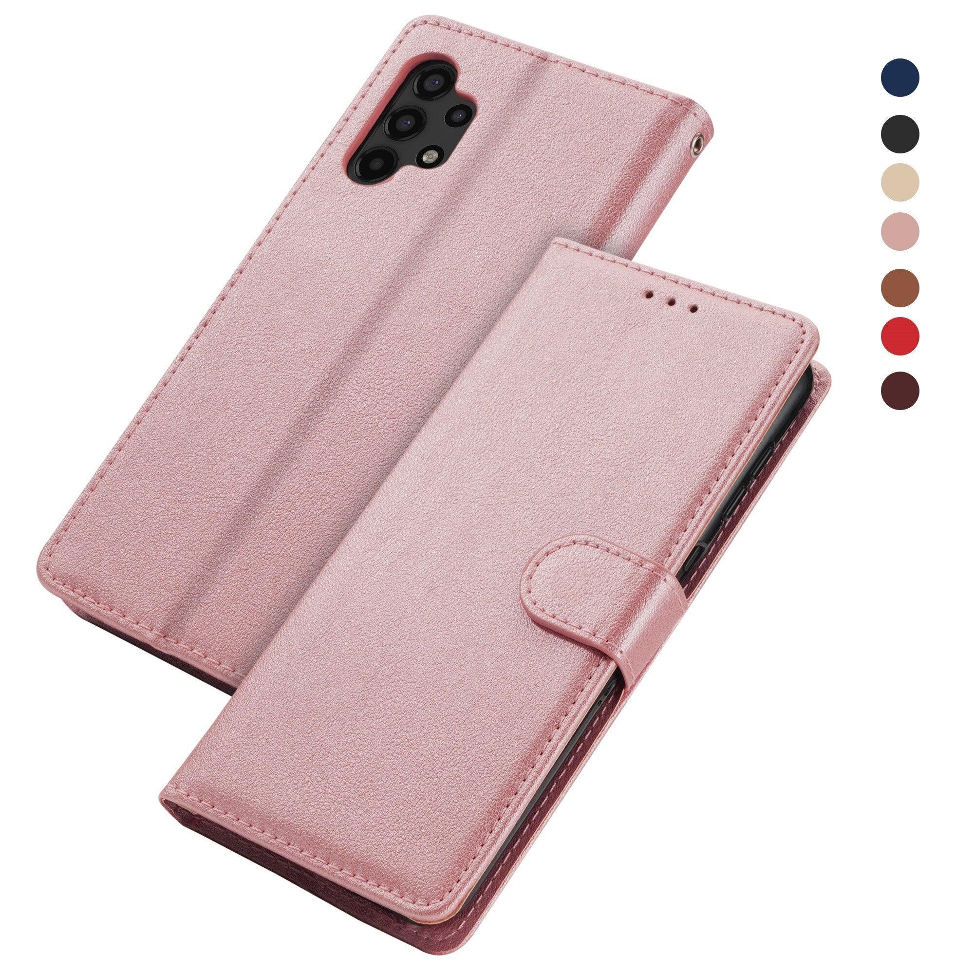 Premium PU /  Leather Case Magnetic Closure Protective Flip Wallet Case Cover Leather Case for Xiaomi Redmi Note 11S 10 10S 9 9S 9T 8T 8 7 6 5 5A Pro Max 4X 9A 8A 7A 6A POCO X3 NFC Flip Wallet Stevvex