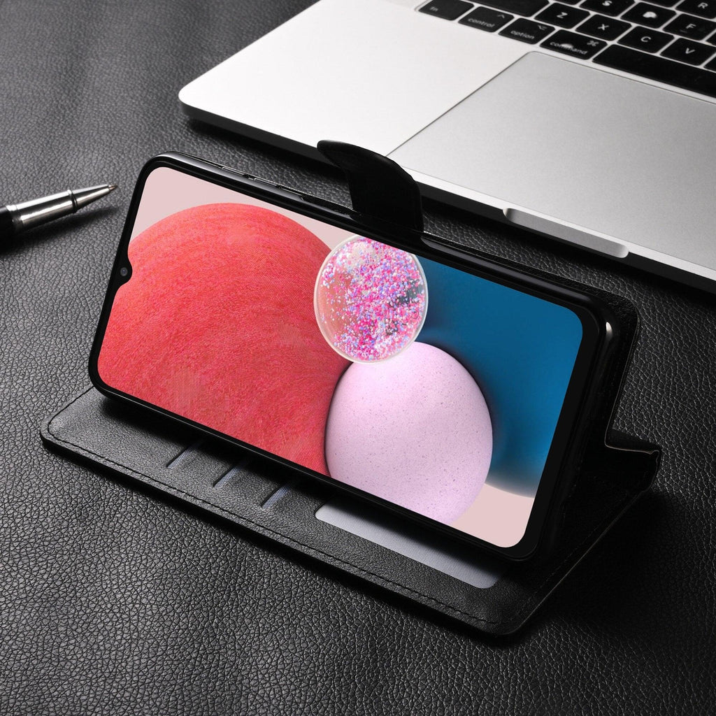 Premium PU /  Leather Case Magnetic Closure Protective Flip Wallet Case Cover Leather Case for Xiaomi Redmi Note 11S 10 10S 9 9S 9T 8T 8 7 6 5 5A Pro Max 4X 9A 8A 7A 6A POCO X3 NFC Flip Wallet Stevvex