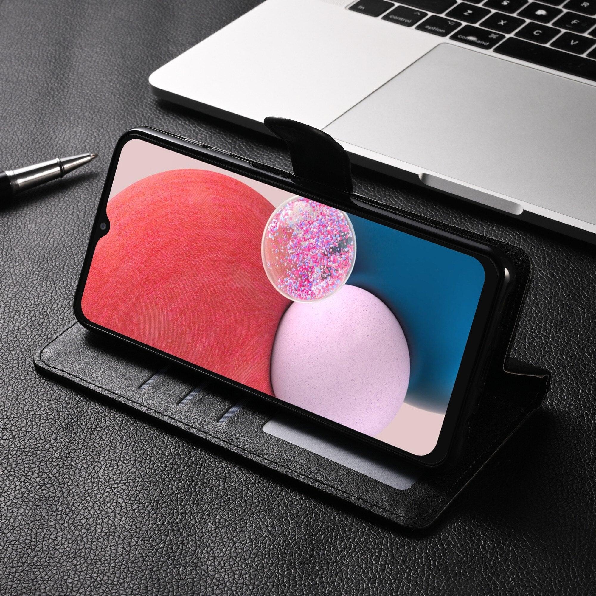 Premium PU /  Leather Case Magnetic Closure Protective Flip Wallet Case Cover Leather Case for Xiaomi Redmi Note 11S 10 10S 9 9S 9T 8T 8 7 6 5 5A Pro Max 4X 9A 8A 7A 6A POCO X3 NFC Flip Wallet Stevvex