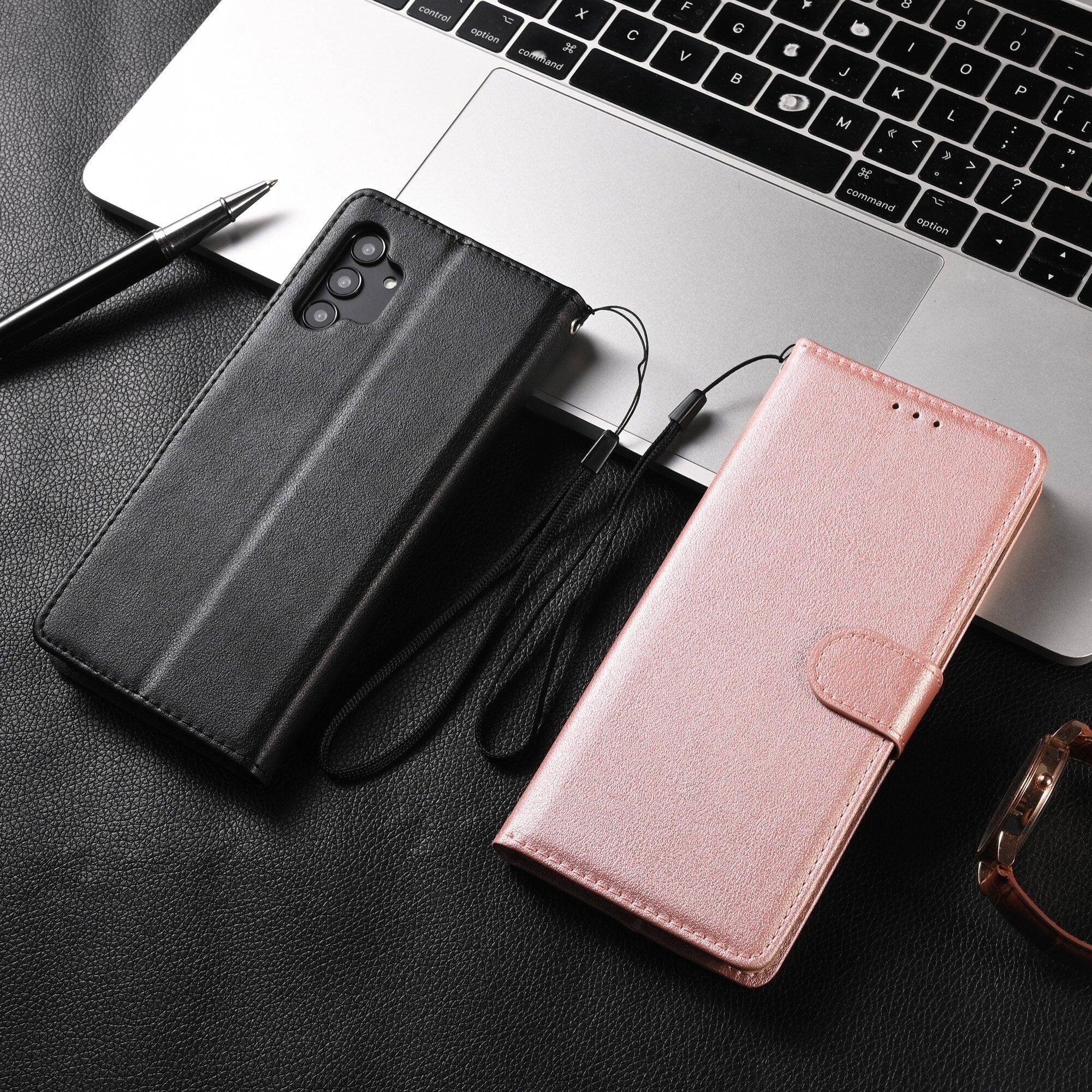 Premium PU /  Leather Case Magnetic Closure Protective Flip Wallet Case Cover Leather Case for Xiaomi Redmi Note 11S 10 10S 9 9S 9T 8T 8 7 6 5 5A Pro Max 4X 9A 8A 7A 6A POCO X3 NFC Flip Wallet Stevvex