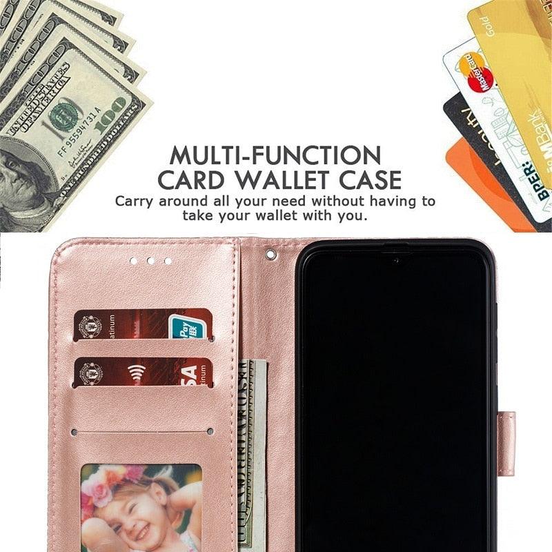 Premium PU Leather Flip Case Magnetic Closure Wallet Protective Case Leather wallet Case for Xiaomi Mi 11T 12T 10 Lite Redmi 9AT 9T 9 9A 7A 9C Redmi Note 10 Pro 11 10S 8 Stevvex