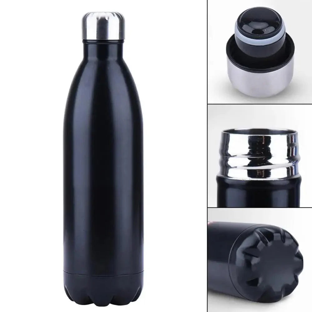 Premium Quality 350/500/750/1000ml Double-wall Creative BPA free Water Bottle Stainless Steel Beer Tea Coffee Portable Sport Vacuum thermos Stevvex