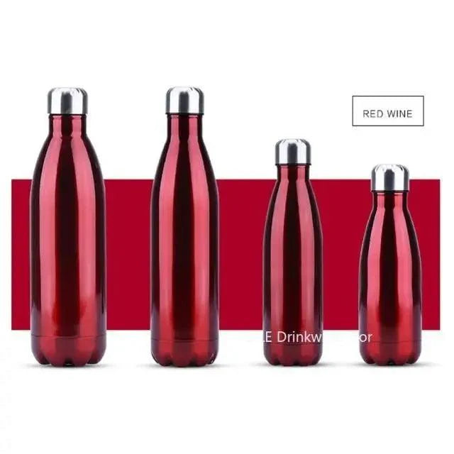 Premium Quality 350/500/750/1000ml Double-wall Creative BPA free Water Bottle Stainless Steel Beer Tea Coffee Portable Sport Vacuum thermos Stevvex