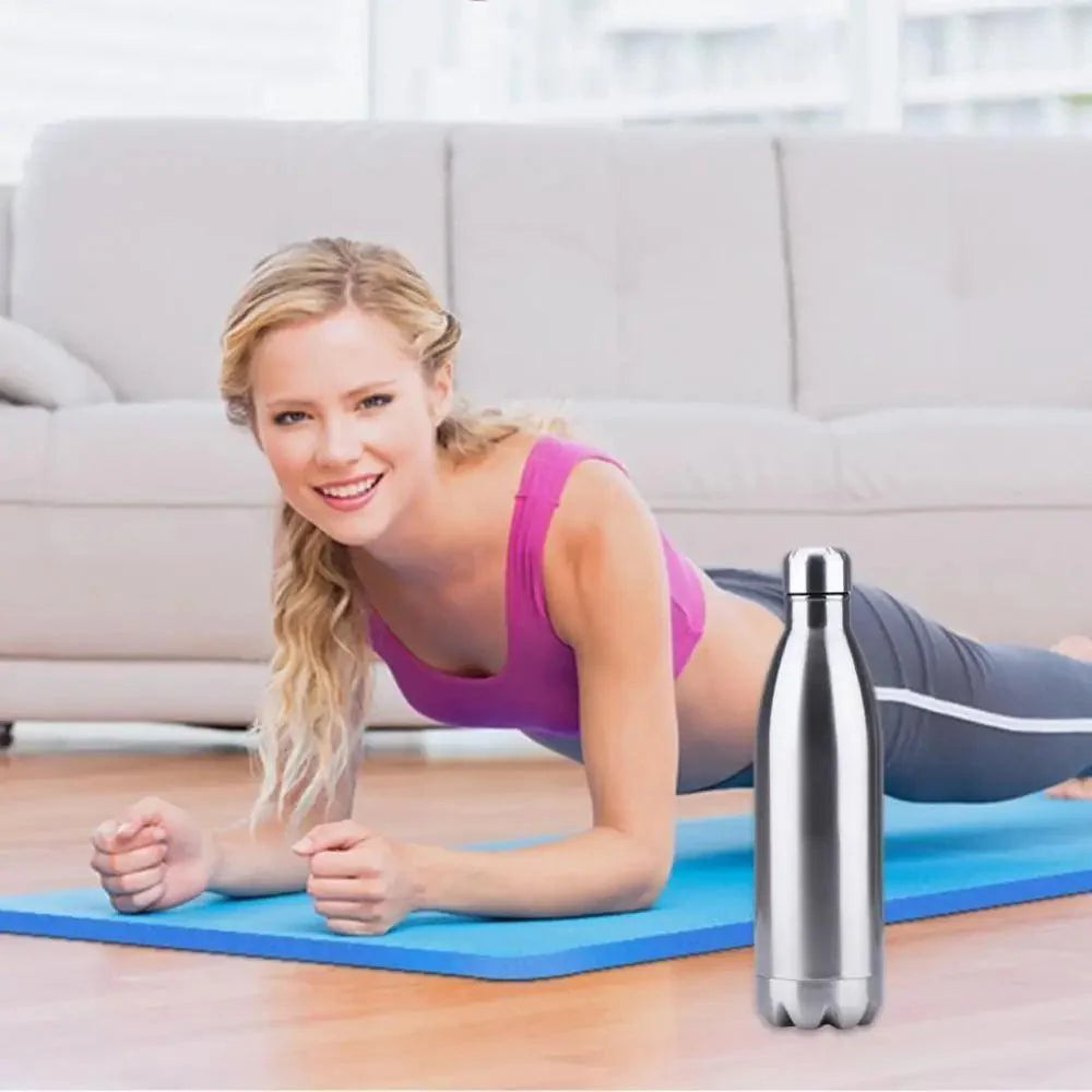 Premium Quality 350/500/750/1000ml Double-wall Creative BPA free Water Bottle Stainless Steel Beer Tea Coffee Portable Sport Vacuum thermos Stevvex
