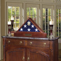 Large Flag Display case for 5 x 9.5 Flag - Burial Flag. The Military Gift Store